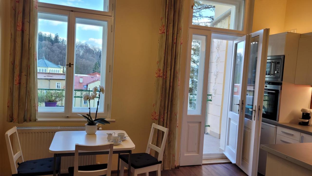 Apartman U Kolonady Mariańskie Łaźnie Zewnętrze zdjęcie