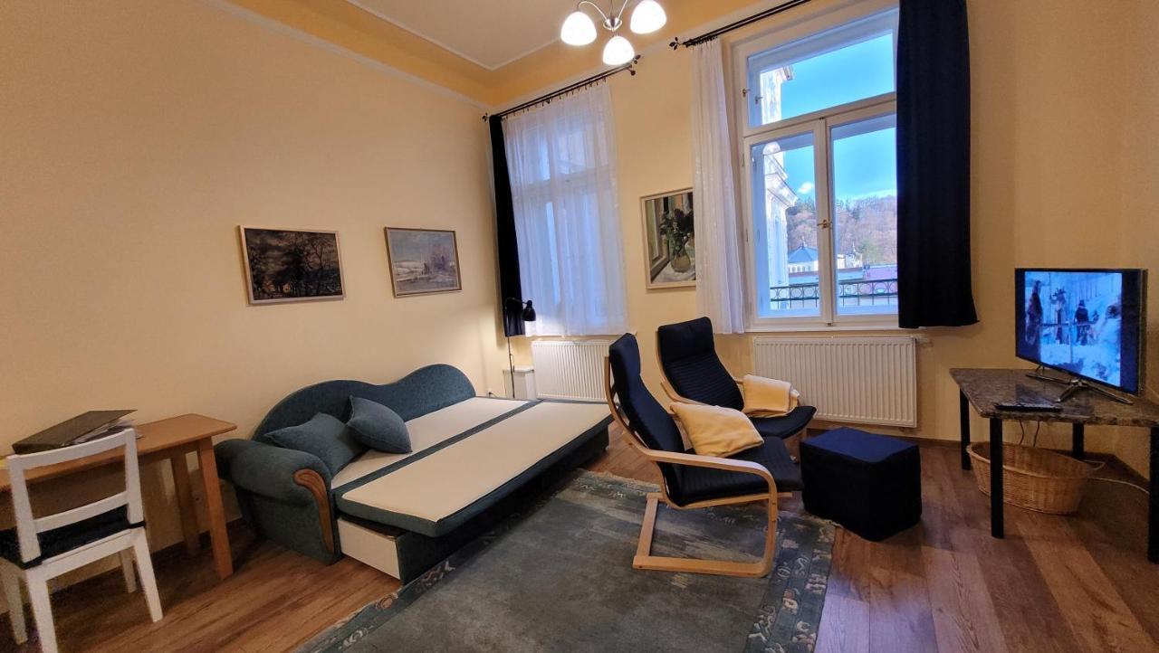 Apartman U Kolonady Mariańskie Łaźnie Zewnętrze zdjęcie